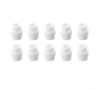 10 Pack Welding Gas Diffuser for MB 24KD MIG 250A Torch - Heat Resistant Ceramic for Binzel MAG Equipment - Easy Install 20x10mm