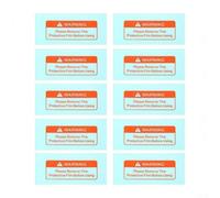 10 Pack Welding Helmet Clear Lens Cover Replacement - 4.3x2 Inch Protective Plate for Outer Inner Mask - Rounded Corner PC Film for Grinding Cutting