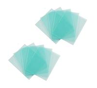 10-Pack Welding Protective Lens Replacement 4.5 X 5.25 inch (114 mm x 133 mm) Transparent Cover Lens Cover