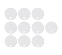 10 Pack White Plastic Toilets Seats Hinge Cover, Anti-Rust Decorative Screw Cap for Bathroom Fixtures, 50mm 60mm 65mm Sizes(60mm)