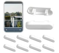 10 Pack Window Drainage Cover Caps - Weep Hole Covers for UPVC Window Vents, Plastic Drainage Caps for Window Sills and Frames, DIY Home Maintenance Use