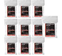 10 Pack Z-Folded Compressed Sterile Gauze 4.5" x 4.1Yards, Essential First Aid and Stop The Bleed Kit Supply for Home, Medical, and Tactical Emergency Use