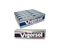 10 Packets Chewing Gum VIGORSOL Original NO Sugar Grey Classic