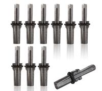 10 Packs 5/8 Inch Heavy Duty Wedge and Feather Shims Concrete Marble Granite Rock Stone Splitting Hand Tools