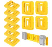 10-Packs Battery Storage Compatible with Dewalt Battery Holder Dock Fit for 20V Batteries Accessories,5 Packs Batteries Packout Rack for Work Van,Wall, Shelf, Toolbox