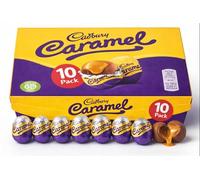10 Packs Cadbury Easter Caramel Creme Egg Milk Chocolate Filled With Creamy Filling Chocolate, Cadburys Creme Eggs Caramel Eggs - Easter Egg Hunt, Kids Easter Eggs 10 x 32g