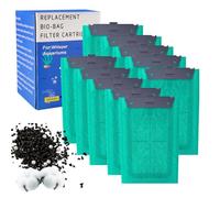 10 Packs Carbon Filter Cartridges for Tetra EasyCrystal Filter Pack C250/300, Replacement Filter Cartridges for Tetra EasyCrystal, for Fast and Clean Filter Replacement (10 Packs)