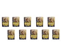 10 Packs Dragon Shield Matte Mini Japanese Copper 60 ct Card Sleeves Display Case