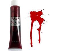 10 Packs Fake Blood Tubes 28ml - Halloween Vampire Zombie Makeup, Realistic SFX for Theatrical Wounds, Scars & Costume Parties, Suitable for Face & Body