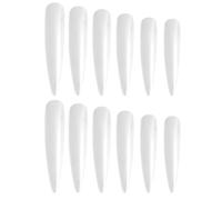 10 Packs False Nail Tips Pvc Salon Style Pointed Tips
