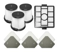 10 Packs Filters Compatible With Shark Bu3521 Bu3523 Bu3120 Clean Lightweight Cordless Cleaner Auto-empty Pre-motor Filters,Hepa Filter,Handhel Vacuum Pre-motor Filters Replacement Accessories