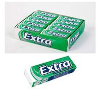 10 Packs of Original WRIGLEY'S Extra Chewing Gum Packs Fresh Stock (Spearmint)