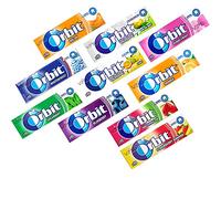 10 Packs of Original WRIGLEY'S Orbit Chewing Gum Packs Fresh Stock (Mixed (10 Flavors))
