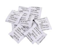 10 Packs Silica Gel Desiccant Bags for Optimal Moisture Control Reliable Protection of Valuable Items (White, 4.5 cm)