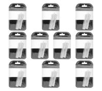 10 Packs White Nail Extension Fibre Material for Natural Look