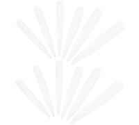 10 Packs White Pvc Fake Nail Tips for Stage and Professional Use