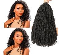 10 Packs Yanky Twist Crochet Hair 16 Inch Pre-twisted Natural Black Kinky Mini Spring Small Curly Senegalese Twist Braids Yankee (4#(Brown), 16 Inch (Pack of 10))