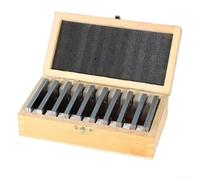 10 Pair 1/8 × 3 Inch Hardened Tool Steel Parallel Block Set for Milling Vise Workholding, Ground to ±0.0003 Tolerance with Side Holes for Clamping,