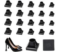 10 Pair High Heel Protectors, 5 Sizes Heel Stoppers Heel Repair Caps Covers for Walking on Grass and Uneven Road Heel Cover Cups Perfect for Wedding Outdoor Events