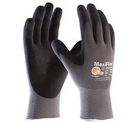 10 Pair MaxiFlex Ultimate nitrile foam palm coated work gloves, Größe:XXL