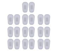 10 Pair Unisex Soft Silicone Nose Pads Push-in Eyeglass Nose Pads Eyeglass Nose Pads Thin for Students Teens