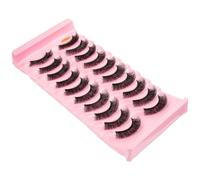10 Pairs 7d Curved False Eyelashes Natural Look Fiber | Premium Lashes Kit, Perfectly Curved Fibre Style, Fit Eyelid Shape for Balls and Dating Night