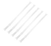 10 Pairs Adjustable Clear Bra Straps Invisible Non-Slip Shoulder Straps for Women Perfect Replacement for Off-Shoulder and Tube Tops