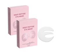 10 Pairs Deep Peptide Collagen Eye Mask, Under Eye Mask, Under Eye Gel Patches for Puffy Eyes and Dark Circles, Covers the Entire Eye Area, for Under-Eye Area, Eyelids, Eyebrows and Eye Bag (10 Pairs)