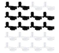 10 Pairs Door Lock Rod Clips, Premium Nylon Left & Right Hood Latch Locking Push Clips Door Latch Rod Clips Retainer Fasteners Practical Car Accessories Compatible with AMC Chrysler GM Ford