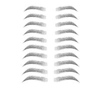 10 Pairs Eyebrow Stickers Waterproof - Temporary Natural Looking Transfer Brows, Peel And Apply Eyebrow Decals For Women With Sparse Brows, Makeup Replacement, Quick Fix | For Daily Use & Events