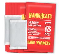 10 Pairs - HandiHeats - Hand Warmers - Pocket Disposable Heat Packs for Hiking, Dog Walking, Skiing, Snowboarding - Air activated - 10 Hours of Heat (10 Pairs - 20 Warmers)