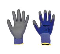 10 Pairs - Honeywell Work Gloves 2400260 PERFECT POLY Polyamide knitted - Size 9