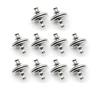 10 Pairs Magnetic Curtain Buttons, Magnetic Curtain Clips, Curtain Fasteners, Removable Shower Curtain Weight Clips, Suitable for curtains, shower curtains, tablecloths (17mm)