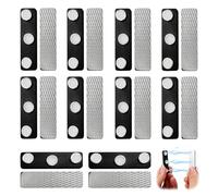 10 Pairs Magnetic Curtain Closure Clips with Adhesive for Blackout Curtains - Strong NdFeB Magnets for Window Blinds, Convenient and Practical Magnetic Blinds Accessory for Easy Opening and Closing