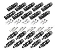 10 Pairs MC4 Male Coupling Connectors 10mm² PV-KST4/10II & PV-KBT4/10II