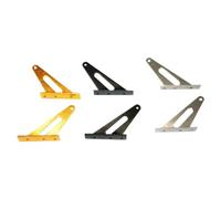 10 Pairs Metal Alu Stainless Steel Control Horns Arms Compatible(10 black) | Fits Foam Model Planes; Screws Not Included