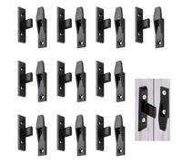 10 Pairs Push in Plinth Fasteners, Keku AS Push Fittings EH Drop On Fittings Cabinet Cupboard Plinth Connector Press Fit Panel Clips Hook Push Plinth Fastener Fittings for Kitchen Cabinets More