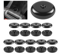10 Pairs Seatbelt Stopper Kit, Universal Fit Seat Belt Stopper Button, Snap-on Seat Belt Button Stop, Plastic Seat Belt Buckle Button, Car Accessories Prevent Seatbelt Clip from Sliding Down (10)