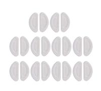 10 Pairs Self Adhesive Anti-Slip Thin Nosepads Soft Silicone Nose Pads for Eyeglasses Sunglasses Reading Glasses Eyeglass Nose Pads Adhesive Clear