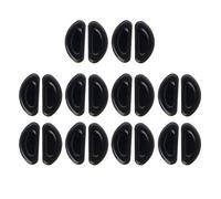 10 Pairs Self Adhesive Anti-Slip Thin Nosepads Soft Silicone Nose Pads for Eyeglasses Sunglasses Reading Glasses Eyeglass Nose Pads Adhesive Clear