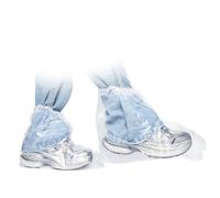 10 Pairs Shoe Covers Disposable Non Slip Waterproof Shoe Cover, Thickened Plastic Overshoes Disposable for Men Women, Boot Cover for Work Boots,Shoes Protector Covers for Rain,Cleaning and Outdoor Use