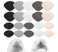 10 Pairs Shoe Heel Repair, 5 Colors Self Adhesive Inside Shoe Repair Patch Leather Patch Tape Heels Pads Shoes Goo Sole Repairs Mesh Repair Kit for Shoes Leather High Heel Sneakers Fabric Patches