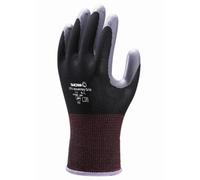 10 Pairs Showa 370 Black Assembly Grip Gloves Nitrile Coated Palm - Size 9 XL