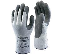 10 Pairs Showa 451 Grip Thermo Winter Gloves Warm Latex Palm Coating All Sizes