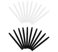 10 Pairs Silicone Anti-slip Glasses Replacement Temple Tips Soft Eyeglasses End Sleeves for Outdoor Sports and Kicking a Ball