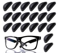 10 Pairs Soft Eyeglass Nose Pads Durable Silicone Glasses Nose Pads Anti Slip Soft Nosepads Adhesive Soft Silicone Anti-Slip Eyewear Nose Pads for Eyeglasses Glasses Sunglasses Plastic Frames