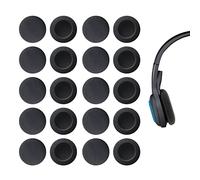 10 Pairs Soft Foam Headphone Covers - Black Replacement Pads for 50mm Headphones