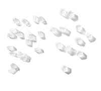 10 Pairs Soft Rubber Plastic Replacement Earring Backs 4mm Flower Style End Stoppers by Accessories Attic®