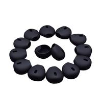 10 Pairs Ultra Soft Silicone Ear Tips for iPhone 6/6 Plus/5/5S - Fits 15-16mm Earbuds, Lightweight Comfortable Headphone Covers, Replacement Earbuds Tips for Long-Time Listening