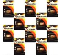 10 Panasonic LITHIUM CR2 Photo Batteries DLCR2 Exp2030
